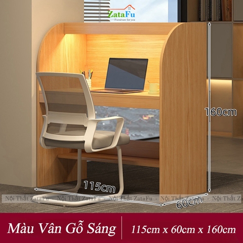Bàn Học Khép Kín Cho Học Sinh, Sinh Viên Học Tập Không Bị Làm Phiền BLV-140 ZataFu