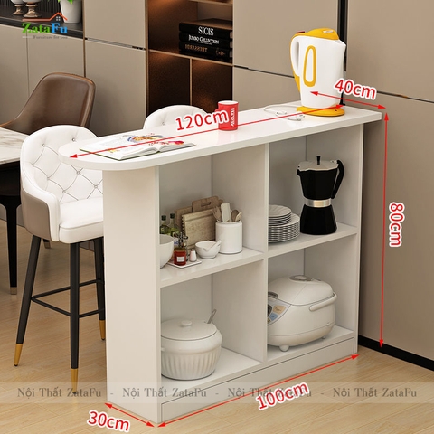 Bàn Bếp Đa Năng Làm Bàn Ăn Kệ Đựng Đồ Dùng Nhà Bếp BAGD-02