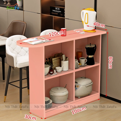 Bàn Bếp Đa Năng Làm Bàn Ăn Kệ Đựng Đồ Dùng Nhà Bếp BAGD-02