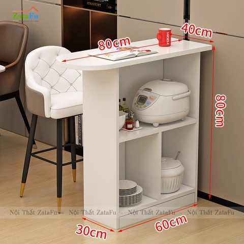 Bàn Bếp Đa Năng Làm Bàn Ăn Kệ Đựng Đồ Dùng Nhà Bếp BAGD-02