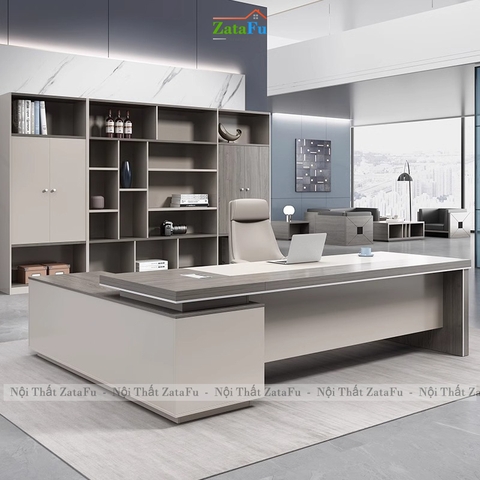Bàn Giám Đốc Sang Trọng Kết Hợp Làm Việc Có Thể Tùy Chỉnh Kích Thước BLV-138 ZataFu