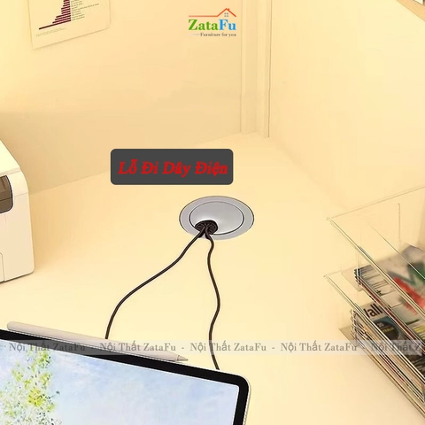 Bàn Học Bàn Làm Việc Ván Dày 17mm Thiết Kế Góc Tường Phong Cách Tối Giản Hiện Đại BLV-136 ZataFu