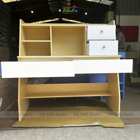 Bàn học, bàn làm việc chân hình thang mẫu 2 BLV-83