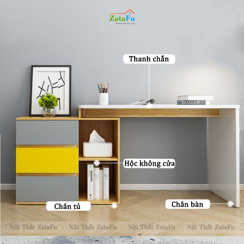 Bàn học bàn làm việc đơn, bàn đôi BLV-68