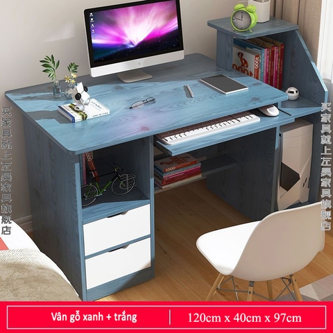 Bàn học bàn vi tính thiết kế hiện đại BLV-71