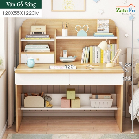 Bàn Học Cho Bé Thiết Kế Có Ngăn Đựng Sách BLV-01