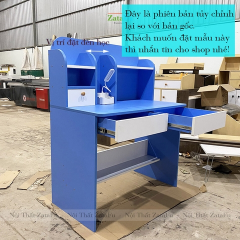 Bàn Học Cho Bé Thiết Kế Có Ngăn Đựng Sách BLV-01