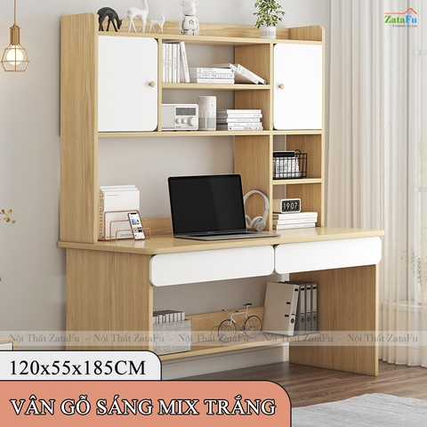 Bàn Học Bàn Làm Việc Đa Năng Chất Liệu Gỗ MDF BLV-142 ZataFu