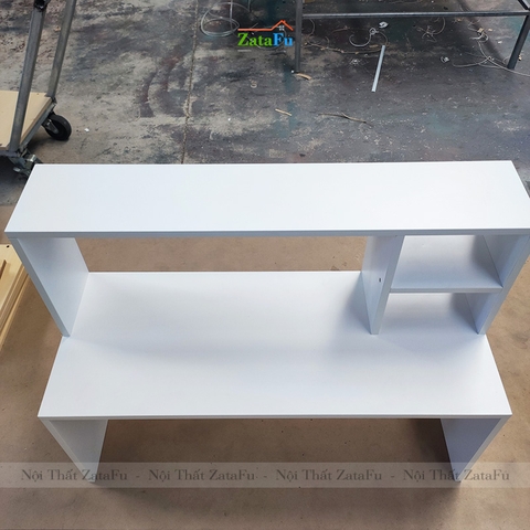 Bàn học ngồi bệt liền kệ BLV-64