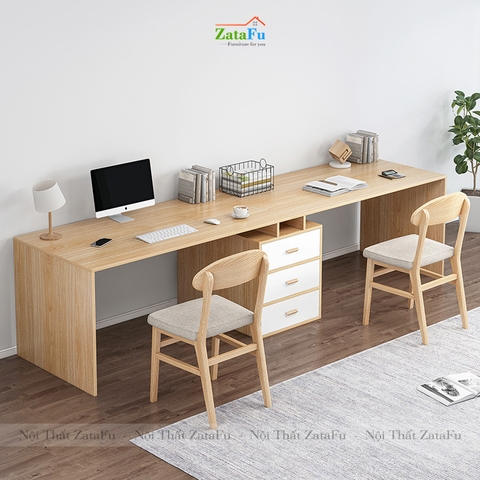 Bàn học làm việc đôi 2 người BLV-24