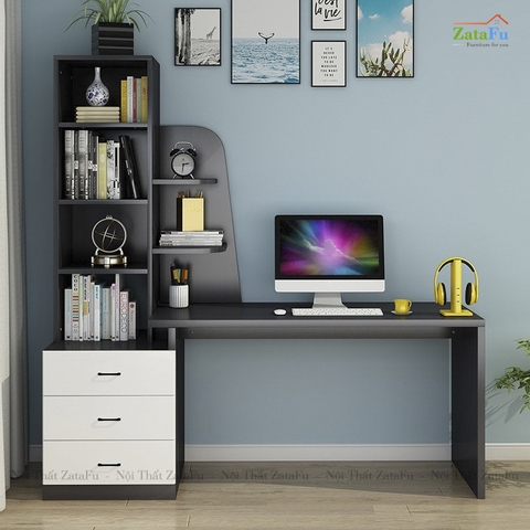 Bàn Làm Việc Thiết Kế Hình Cánh Buồm BLV-125