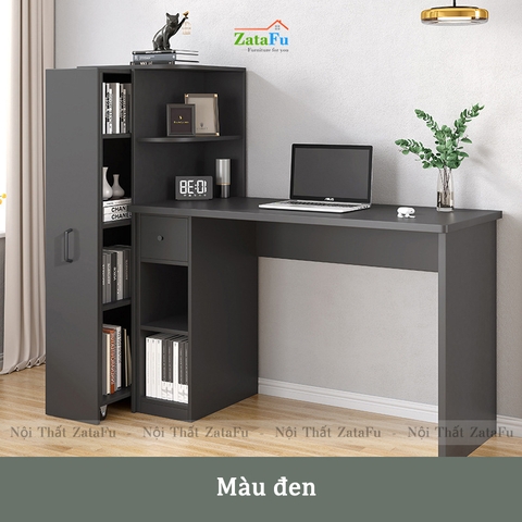 Bàn học bàn làm việc tích hợp kệ sách kéo BLV-61