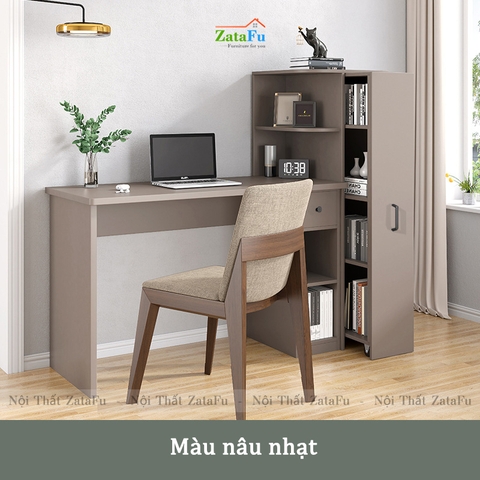 Bàn học bàn làm việc tích hợp kệ sách kéo BLV-61