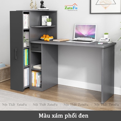 Bàn học bàn làm việc tích hợp kệ sách kéo BLV-61