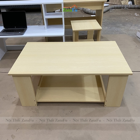 Bàn sofa gỗ 2 tầng thiết kế đơn giản BSF-03