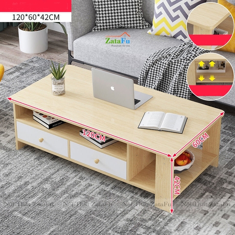 Bàn sofa giá rẻ thiết kế 4 ngăn kéo BSF-18