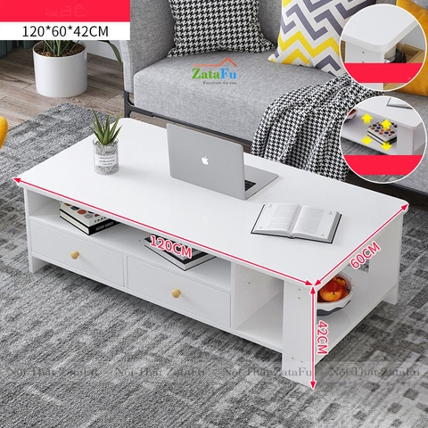 Bàn sofa giá rẻ thiết kế 4 ngăn kéo BSF-18