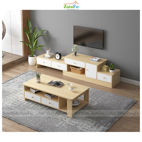 Bàn sofa giá rẻ thiết kế 4 ngăn kéo BSF-18