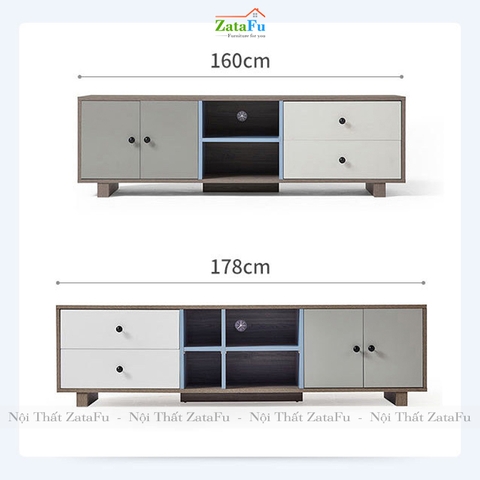 Kệ tivi phòng khách phong cách năng động KTV-09