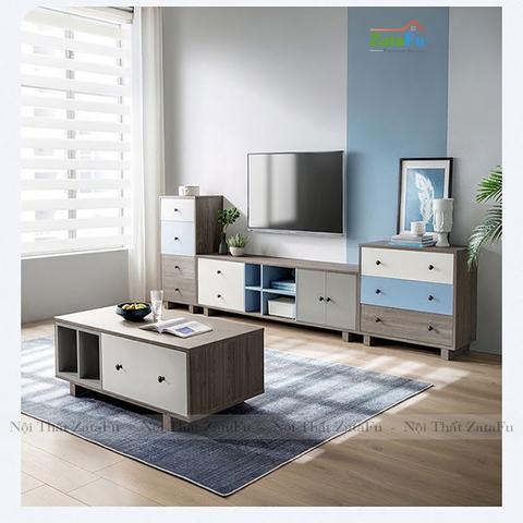 Kệ tivi phòng khách phong cách năng động KTV-09