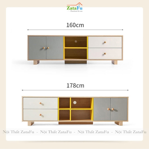 Kệ tivi phòng khách phong cách năng động KTV-09