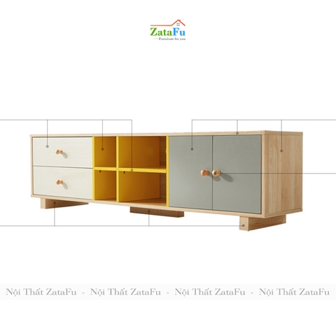 Kệ tivi phòng khách phong cách năng động KTV-09