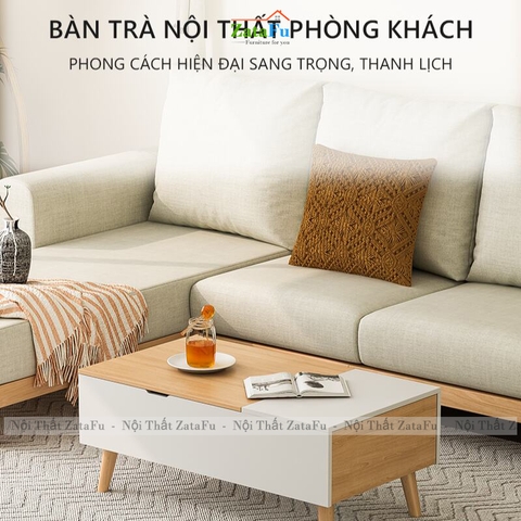 Bàn Trà Sofa Phòng Khách Gấp Gọn Đa Năng BSF-34 ZataFu