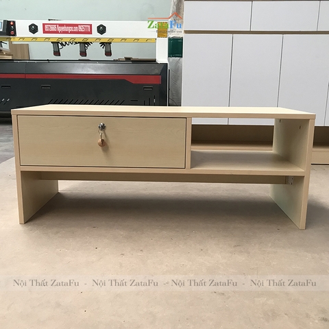 Bàn học, bàn làm việc ngồi bệt 1 ngăn kéo có khóa BLV-43