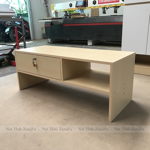 Bàn học, bàn làm việc ngồi bệt 1 ngăn kéo có khóa BLV-43