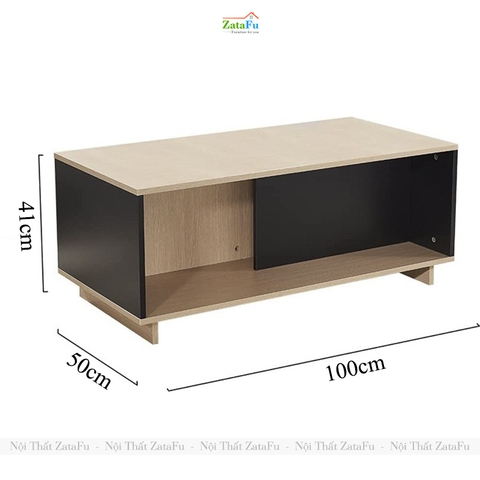 Bàn Trà SoFa Phòng Khách Thiết Kế Đơn Giản Gỗ MDF Lõi Xanh BSF-40 ZataFu