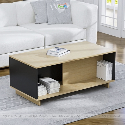 Bàn Trà SoFa Phòng Khách Thiết Kế Đơn Giản Gỗ MDF Lõi Xanh BSF-40 ZataFu