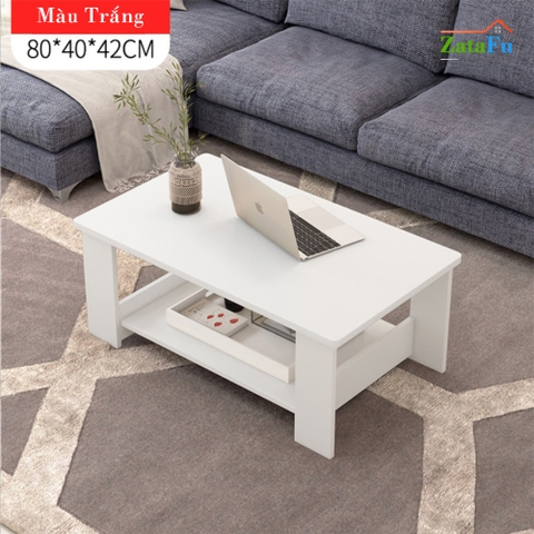 Bàn sofa gỗ 2 tầng thiết kế đơn giản BSF-03