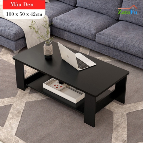 Bàn sofa gỗ 2 tầng thiết kế đơn giản BSF-03