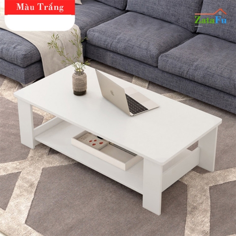 Bàn sofa gỗ 2 tầng thiết kế đơn giản BSF-03