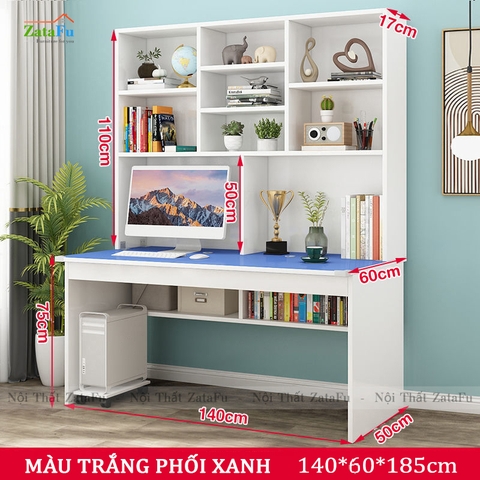 Bàn vi tính liền kệ xinh xắn BLV-50