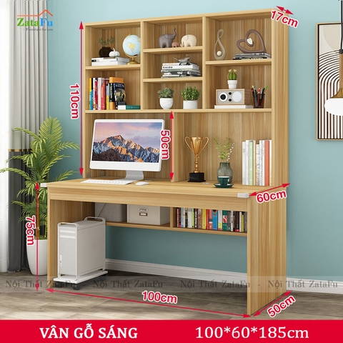 Bàn vi tính liền kệ xinh xắn BLV-50