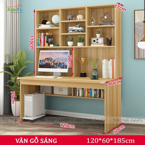 Bàn vi tính liền kệ xinh xắn BLV-50