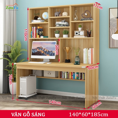Bàn vi tính liền kệ xinh xắn BLV-50
