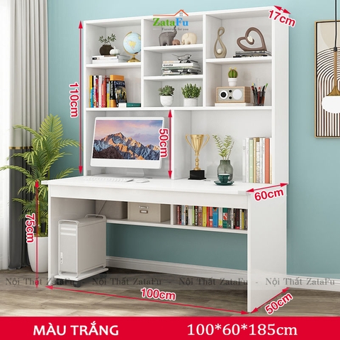 Bàn vi tính liền kệ xinh xắn BLV-50