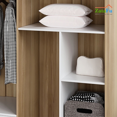 Tủ quần áo 1m8 thiết kế đơn giản TQA-02