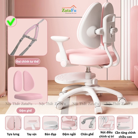 Ghế học sinh chống gù tăng chỉnh chiều cao RA-2