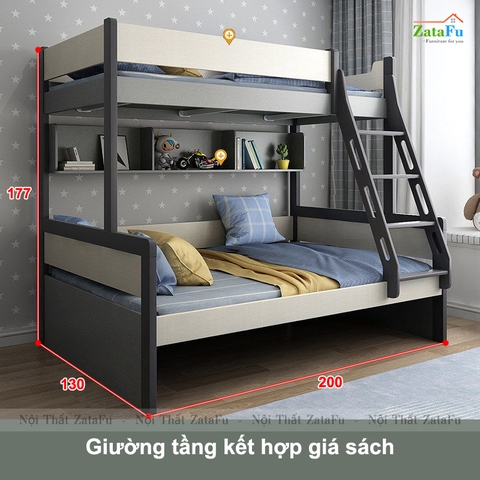 Giường ngủ 2 tầng tích hợp nhiều tiện nghi cho bé GG-32