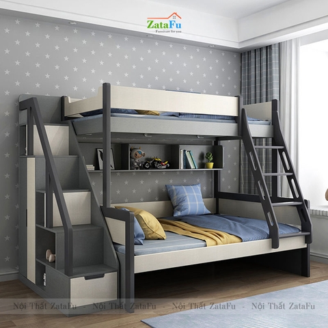 Giường ngủ 2 tầng tích hợp nhiều tiện nghi cho bé GG-32