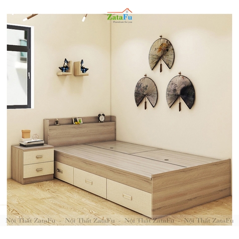 Giường ngủ kết hợp ngăn kéo thiết kế đơn giản GG-20