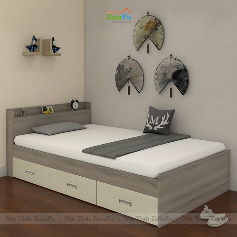 Giường ngủ kết hợp ngăn kéo thiết kế đơn giản GG-20