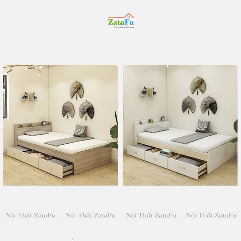 Giường ngủ kết hợp ngăn kéo thiết kế đơn giản GG-20