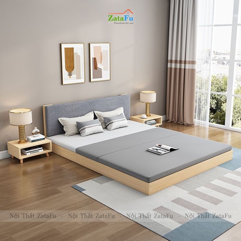 Giường Gỗ Phòng Ngủ Giường Đặt Sàn GG-24