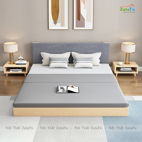 Giường Gỗ Phòng Ngủ Giường Đặt Sàn GG-24