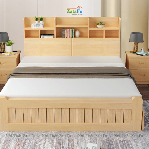 Giường ngủ gỗ công nghiệp hiện đại cho phòng ngủ tiện nghi GG-26