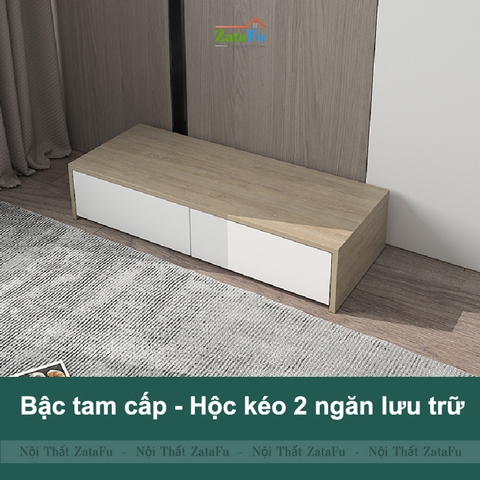 Giường gỗ kết hợp sáng tạo cho phòng ngủ hiện đại GG-33